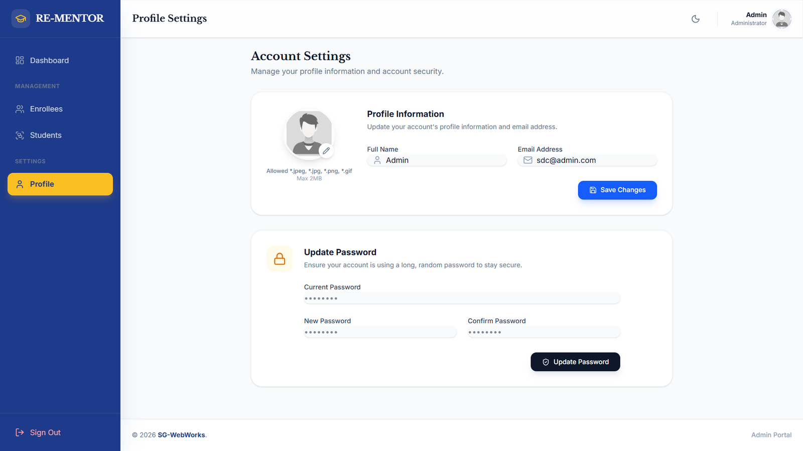 Project Screenshot 2